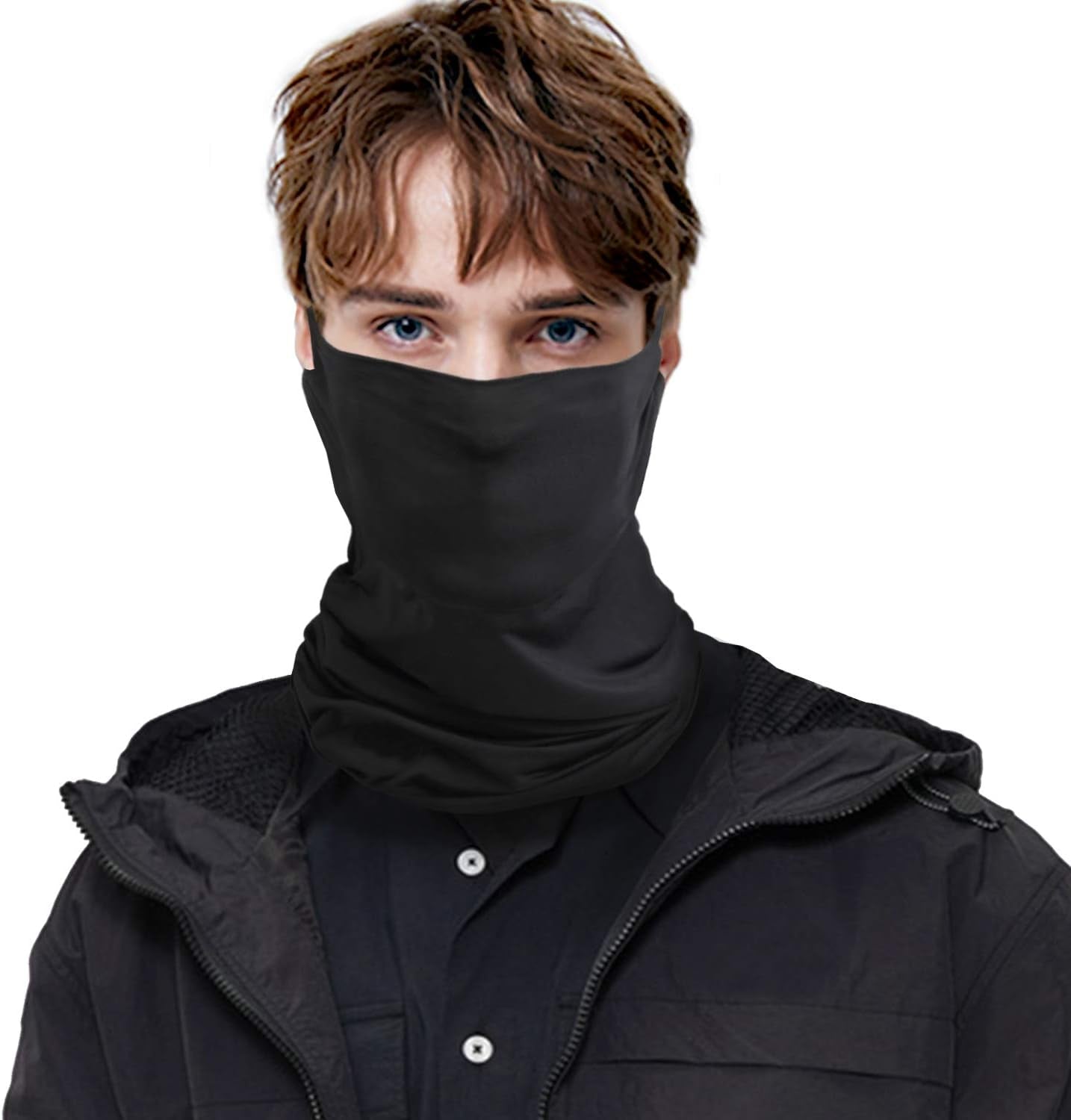 Neck Gaiter Face Mask Reusable Outdoor Soft Neck Cooler Sport Mask for Men Women