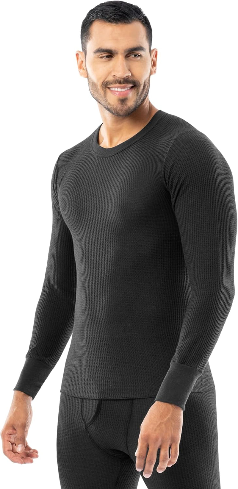 Men'S Traditional Waffle Thermal Underwear Long Sleeve Shirt
